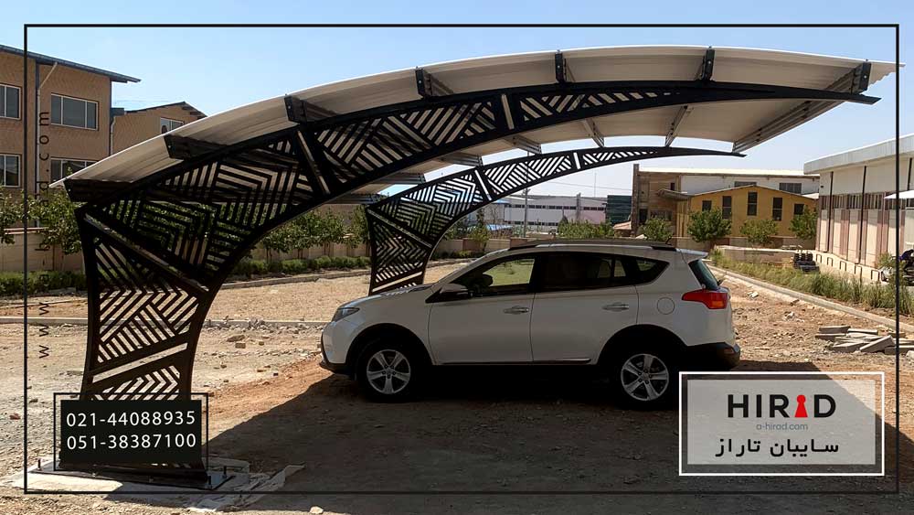 سایبان پارکینگ اداری مدل تاراز T-014
